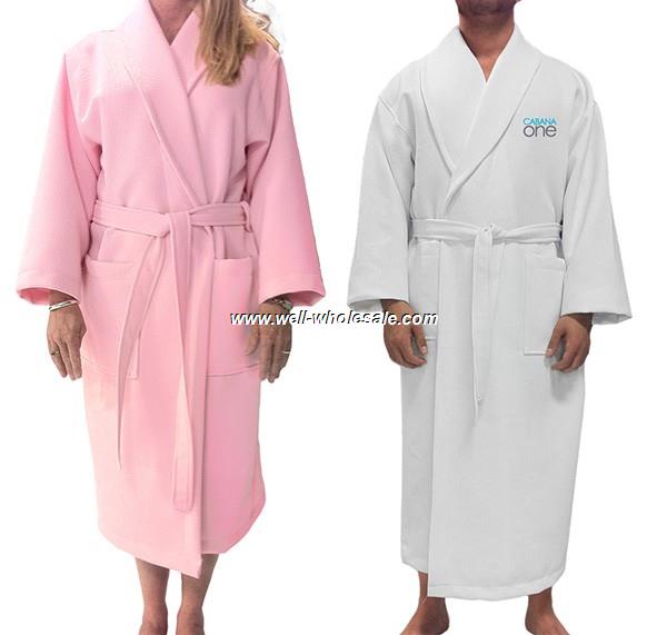 Hotel Terry bathrobe, Velour bathrobe, Robe