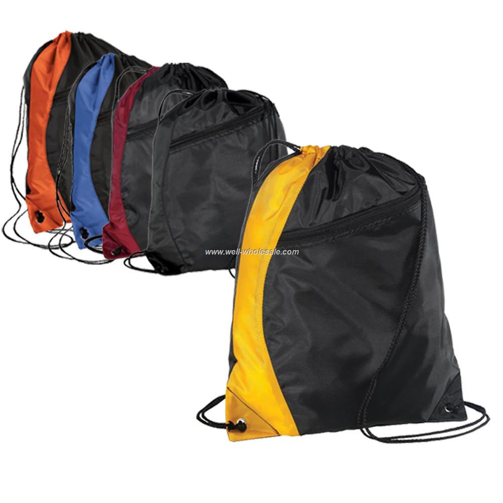 custom polyester bag|drawstring backpack