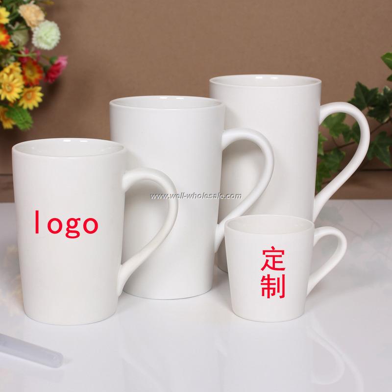 custom logo printed ceramic cup