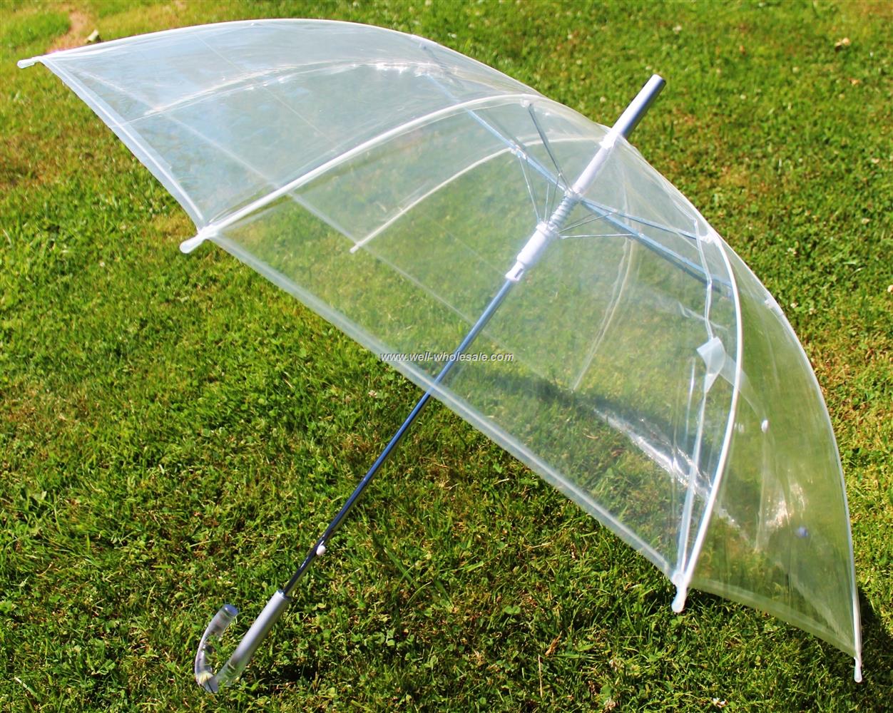 transparent plastic umbrella