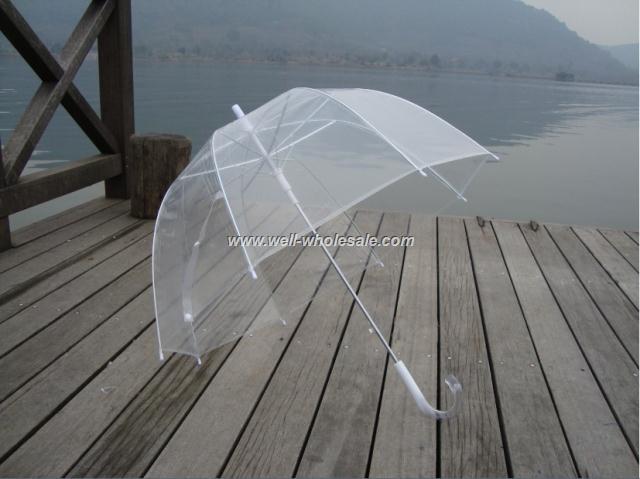 transparent plastic umbrellas