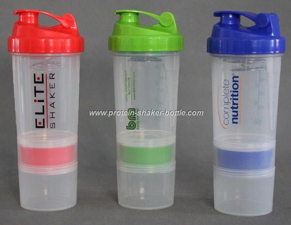 custom plastic BPA Free protein shaker bottle