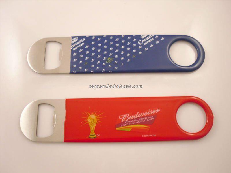 Stainless Steel Bottle Opener With PVC Coated