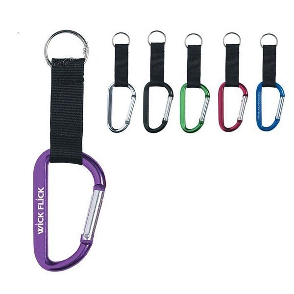 6mm Carabiner with Strap