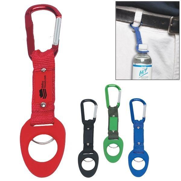 6mm Carabiner with Travel Water Bottle Holder