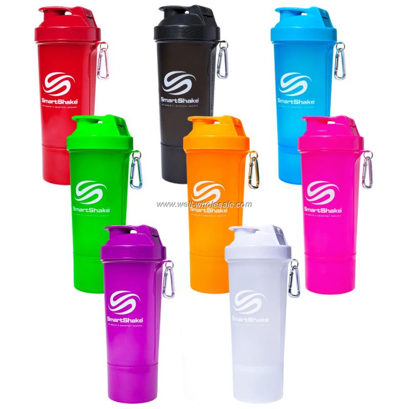 Smart Shake Slim 17 oz.Neon Shaker Bottle