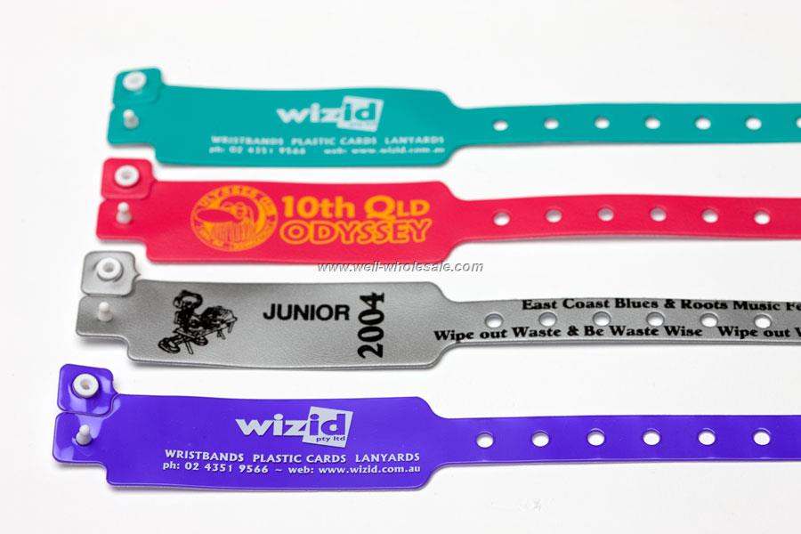 custom PVC Identification Wristband