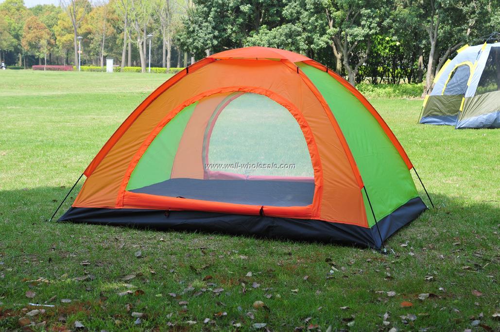 2 person one layer camping tent dome tent beach tent