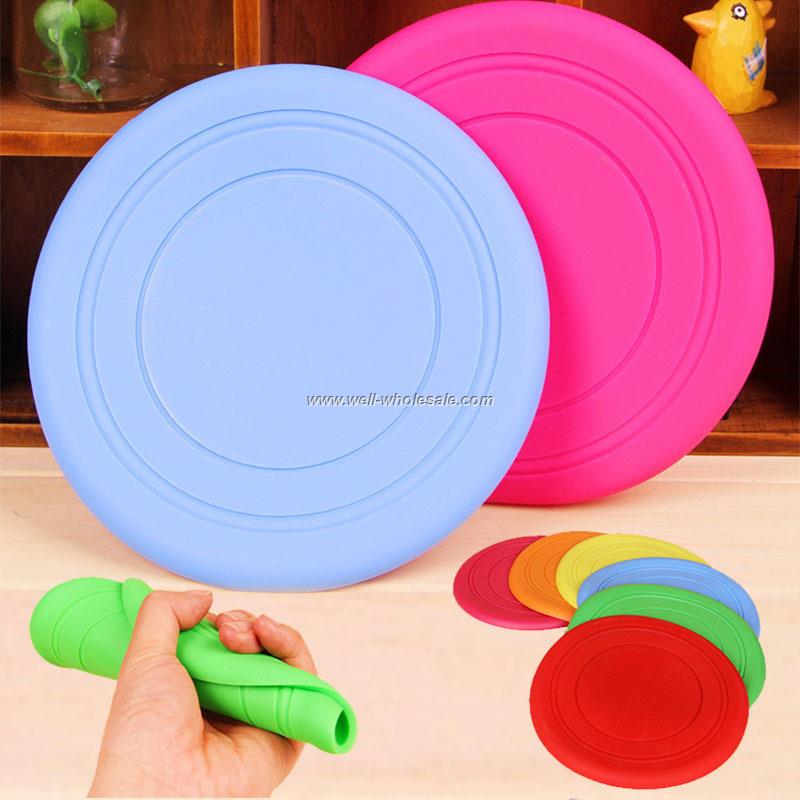 promotional pet silicone frisbee
