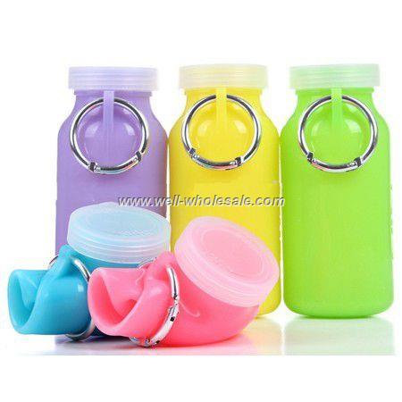 Silicone Foldable Water Bottle Sport Products
