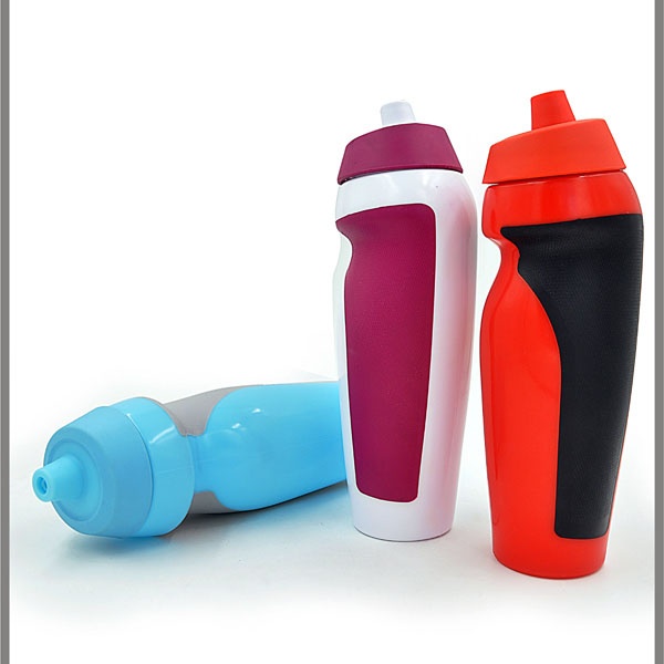 PE sport drink bottle with grip