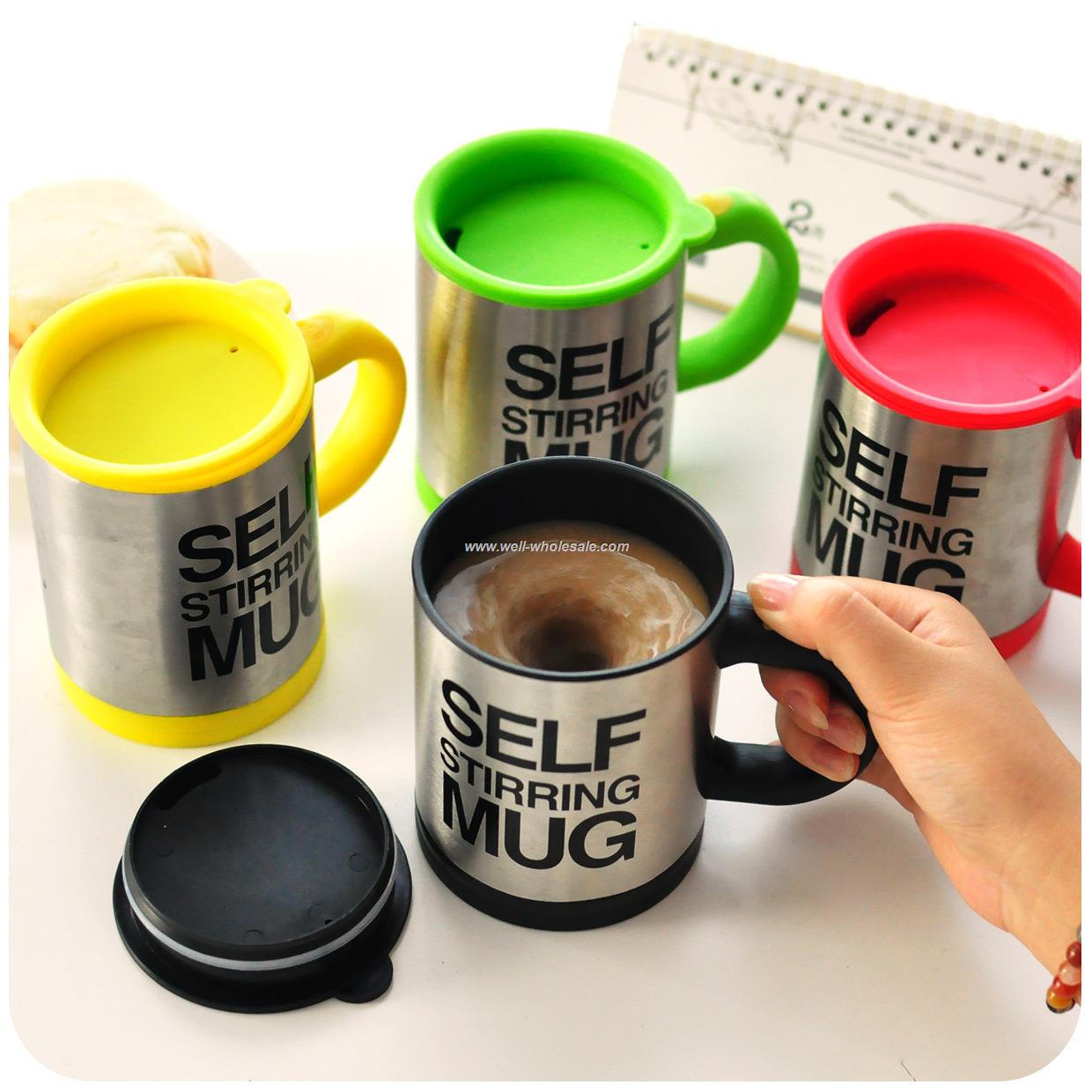 Automatic Electric Stainless Steel Coffee Mixing Cup Self Stirring Mug Coffee Cup