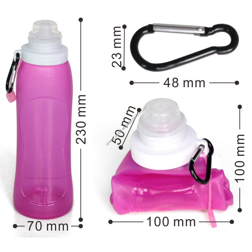 Wholesale,Outdoor Silicone Foldable Bpa Free Water Bottle