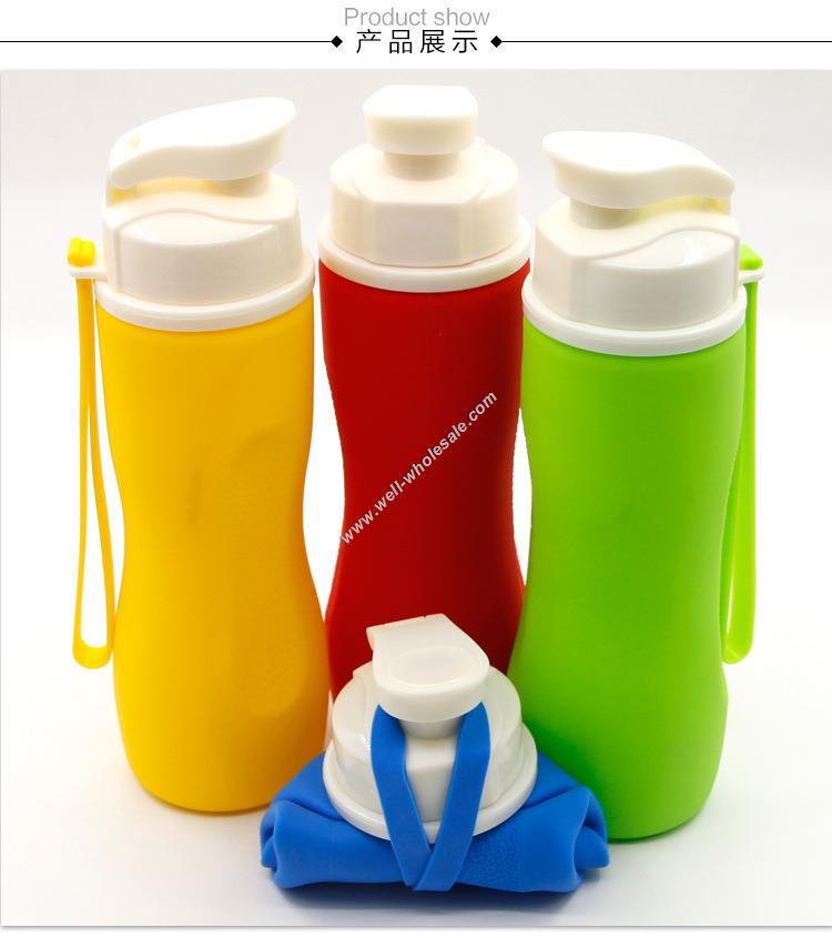 silicone foldable water bottles,Wholesale