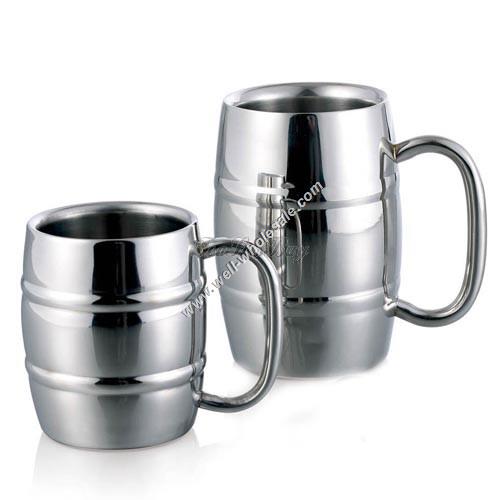 stainless steel beer mug