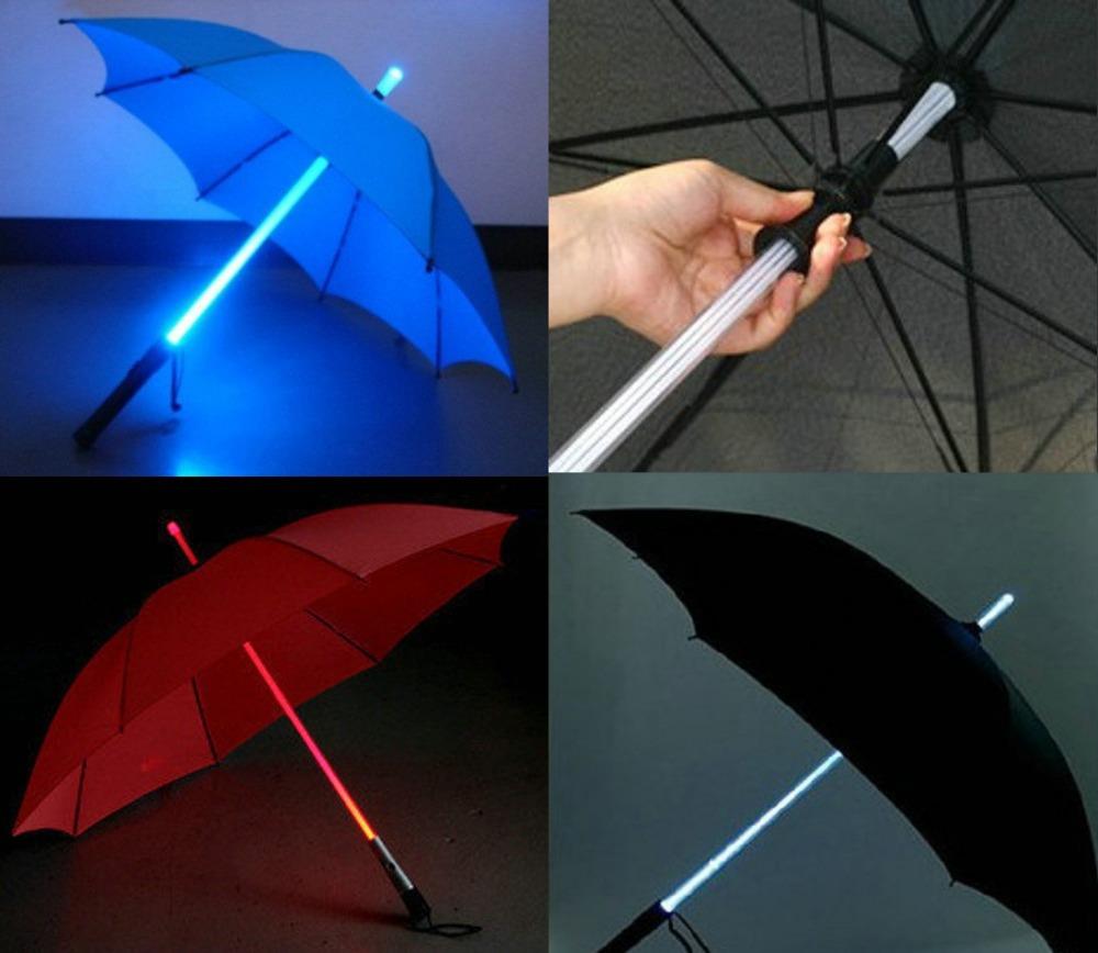 2016 Straight LED Umbrella With Torch