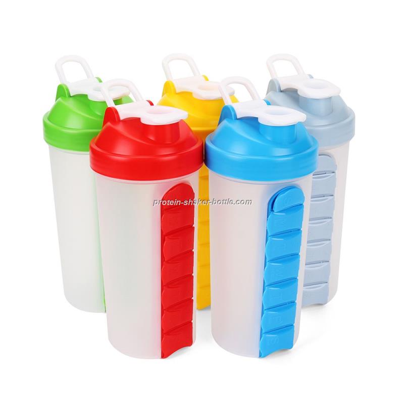 Pill Box and protein shakers