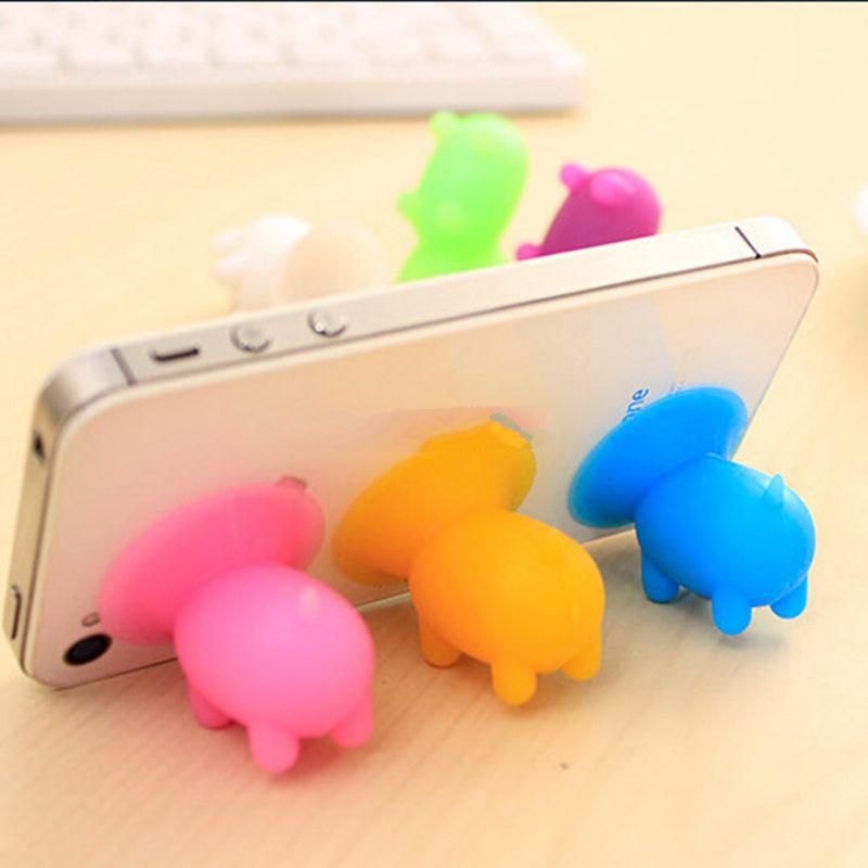cheap price mini octopus holder silicone mobile phone holder