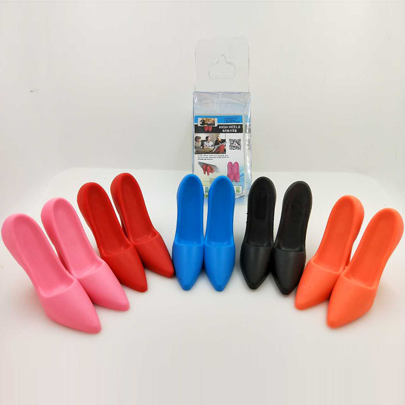 High-heeled shoes cellphone stand silicone cheap mobile phone holder for desk