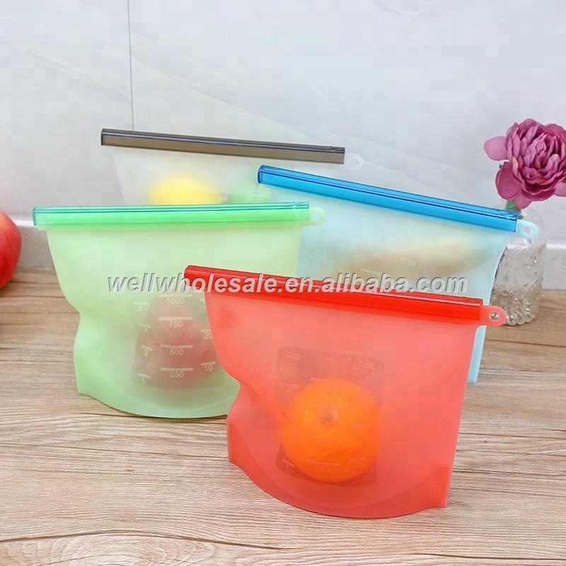 silicone food storage bag,silicone bag for food storage,reusable silicone food storage bag