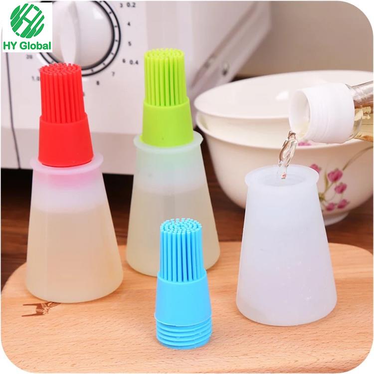 BBQ silicone oil bottle brush for cooking