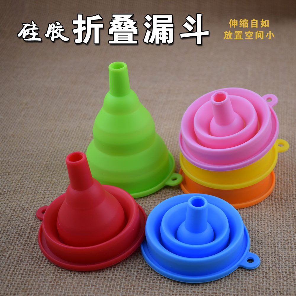 custom color collapsible silicone rubber funnel,Silicone Rubber Funnel