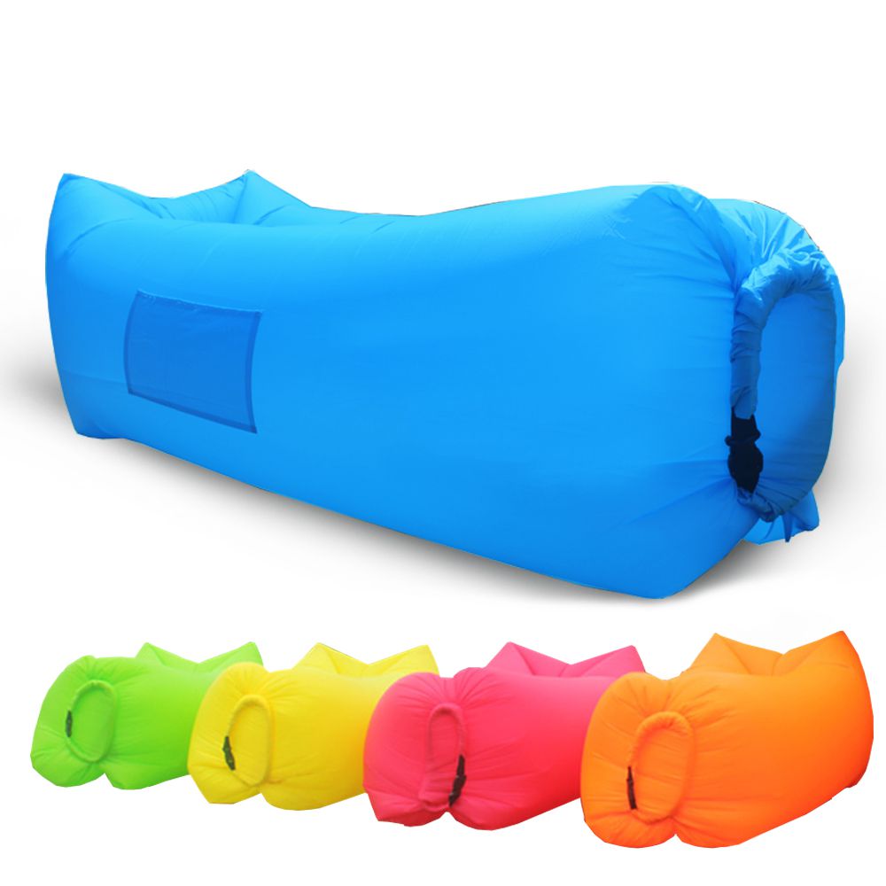 inflatable beach lounge fast inflating air sleeping bags