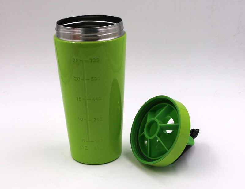 Gym Sports Stainless Steel Protein Shaker Bottle