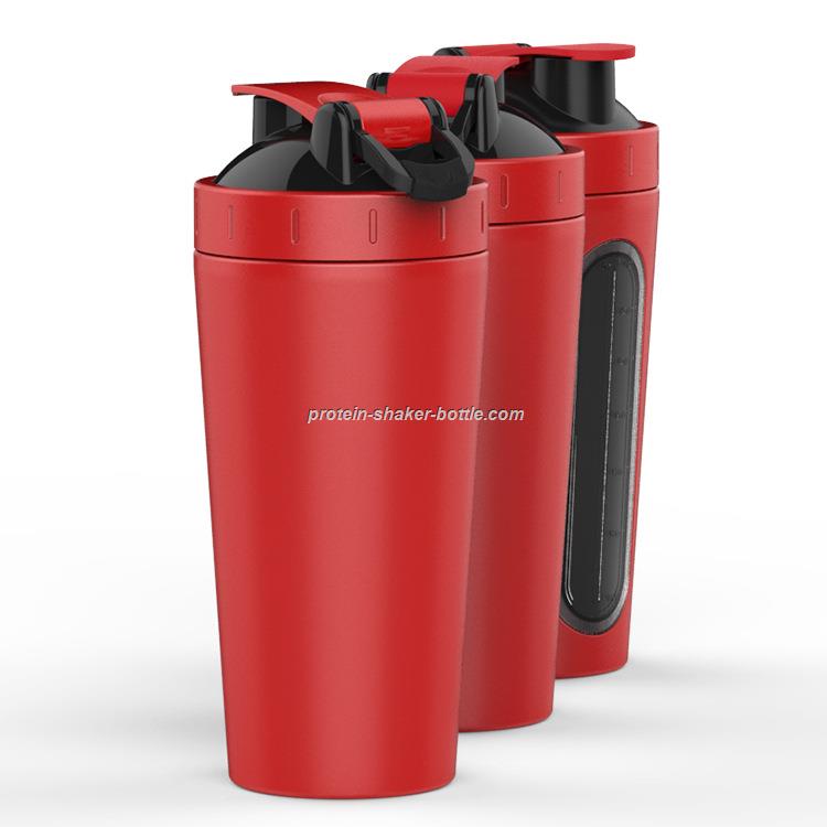 Stainless Steel Insulated Water Bottle Protein Mixing Cup Shaker Bottle