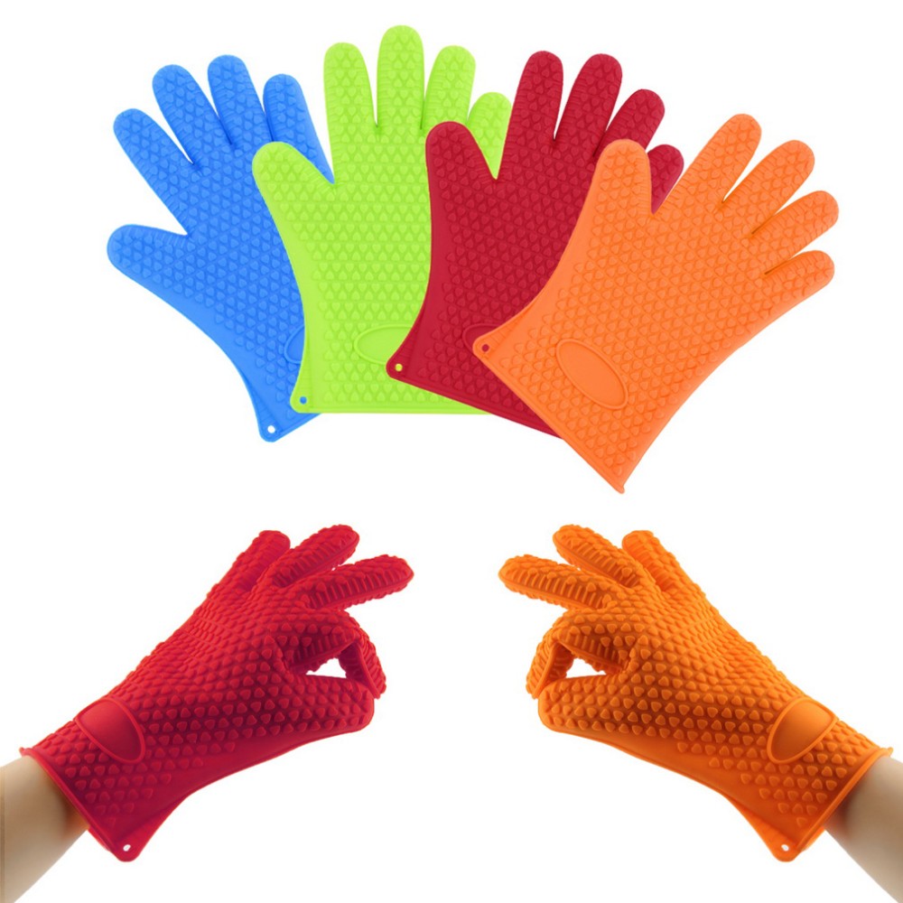 silicone BBQ grill Gloves