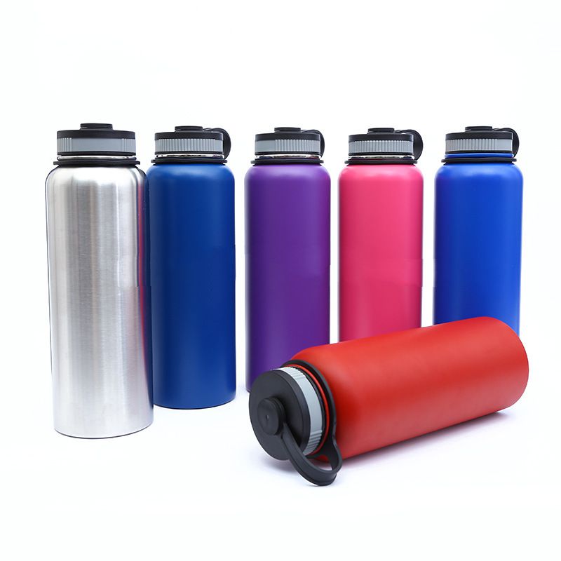1000ML single wall or double walls Stainless Steel sport Water Bottle with custom logo