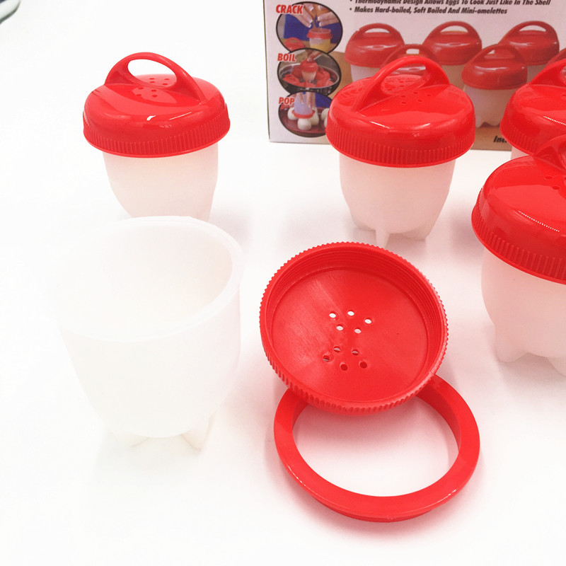 Factory supply food grade silicone egg hard boil cooker mold hot sale silicone egg poacher Factory supply food grade silicone egg hard boil cooker mold hot sale silicone egg poacher