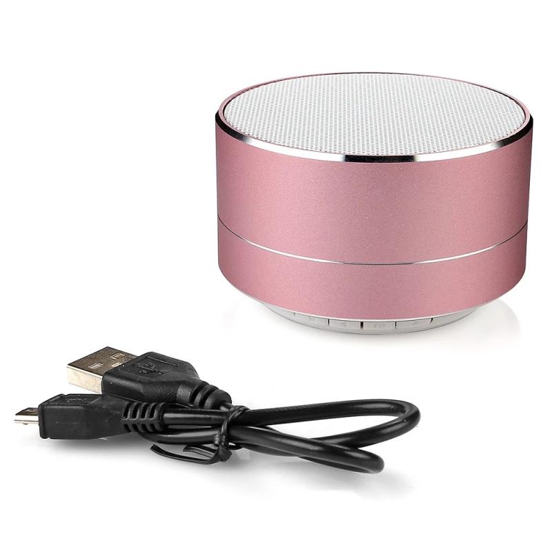 2018 metal mini portable wireless sound bluetooth speaker with Mic TF card FM radio AUX MP3 music play loudspeaker