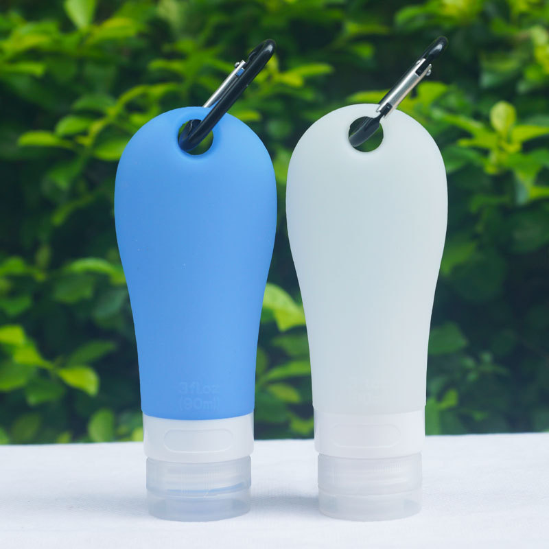BPA Free Silicone Portable Travel Bottle Shampoo Bottle Set