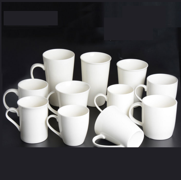 Promotional White Blank Sublimation Coffee Ceramic Mug With Handle