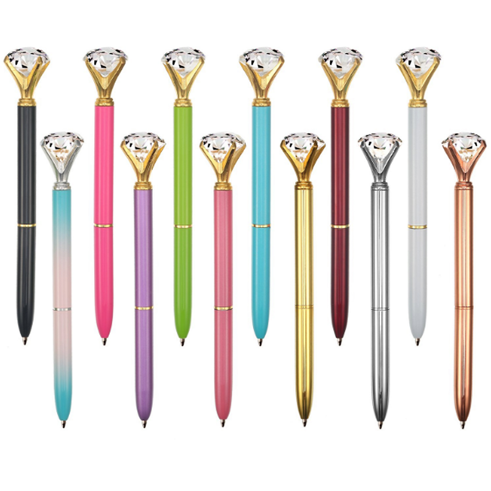 Fashion multicolor diamond pens jewelled crystal pen gift pens for children
