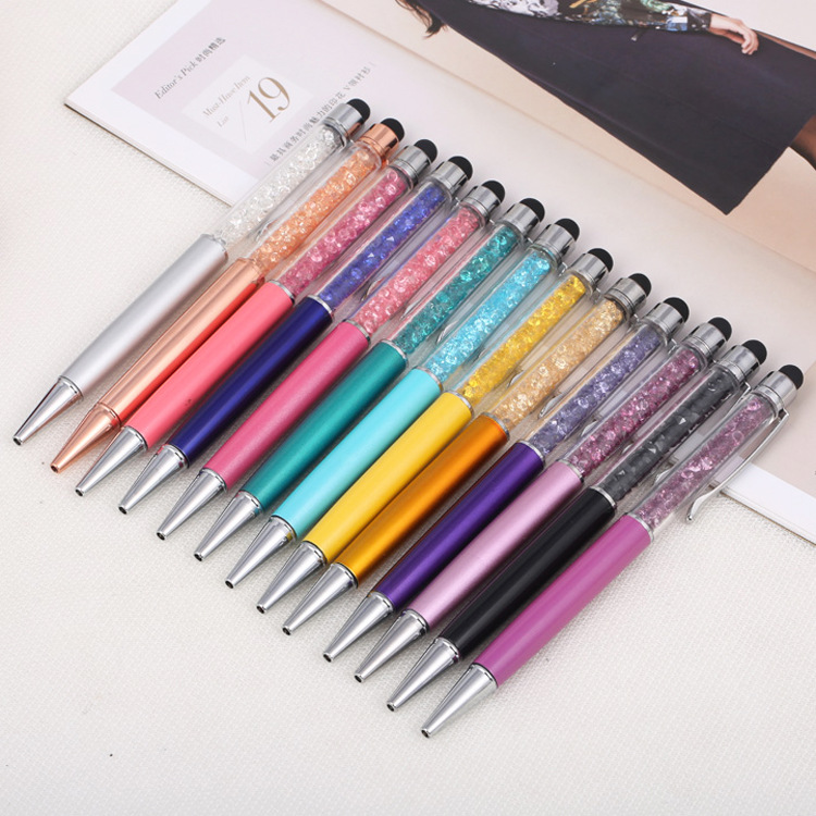2018 new  hot good quantity with great price standard size crystal diamond ball pen