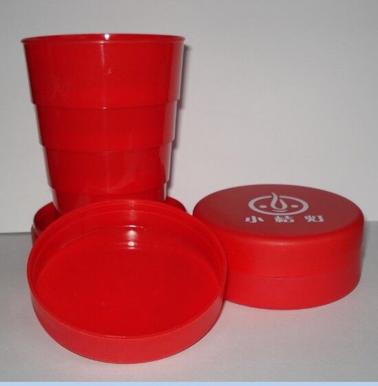 Plastic Travel Drinking Folding Cup