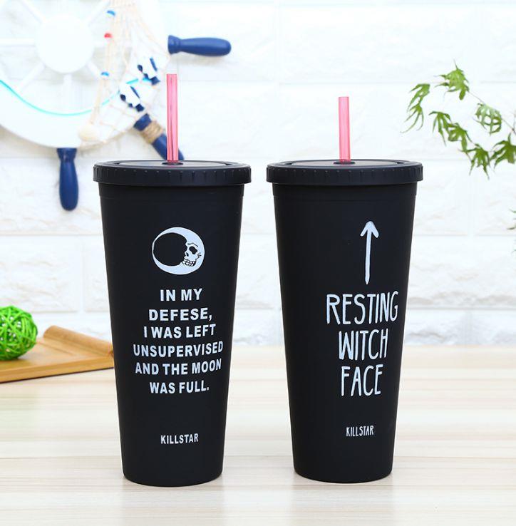 Double Wall Custom Printed plastic cup