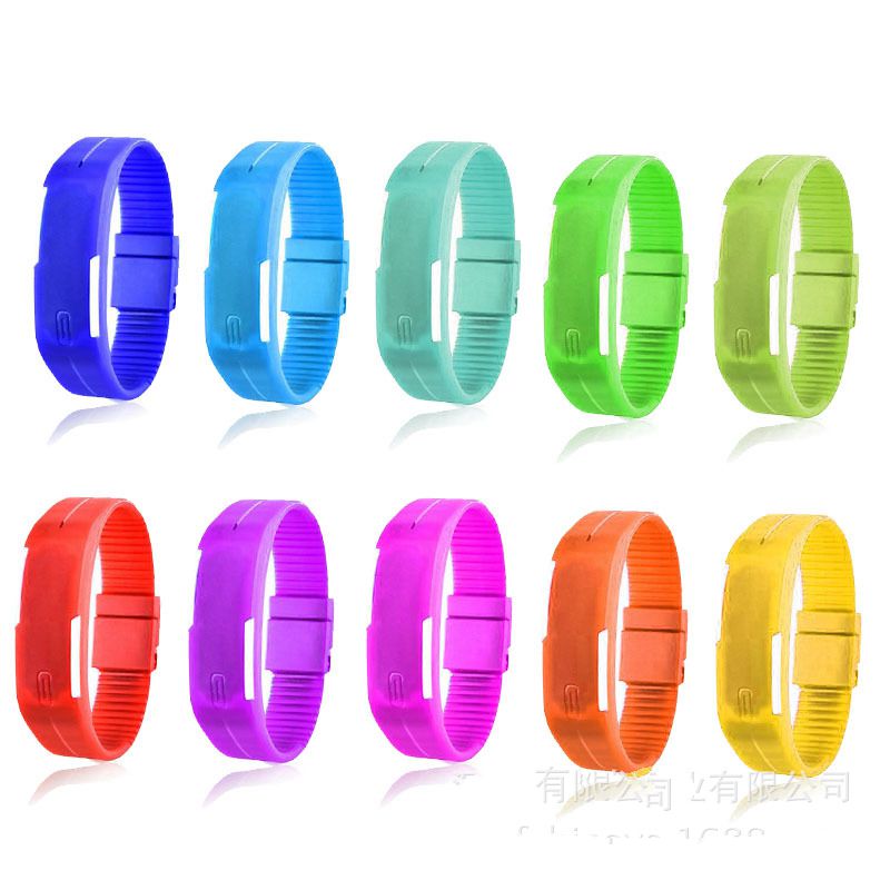 Silicone Bracelet LED Sports Wrist Watch fashion