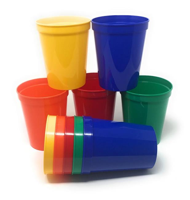 Customized Colorful PP stadium cup with logo