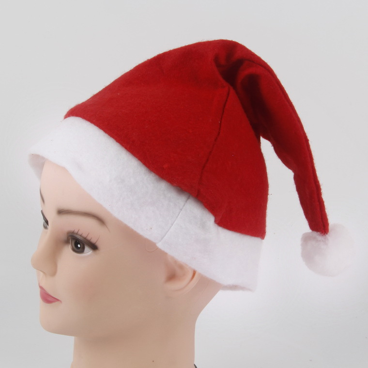 Merry Christmas Memorable Promotional Gifts Plush Christmas Hat With Family