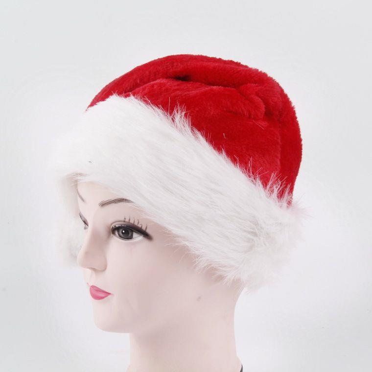 party claus hat plush Christmas Santa Hat