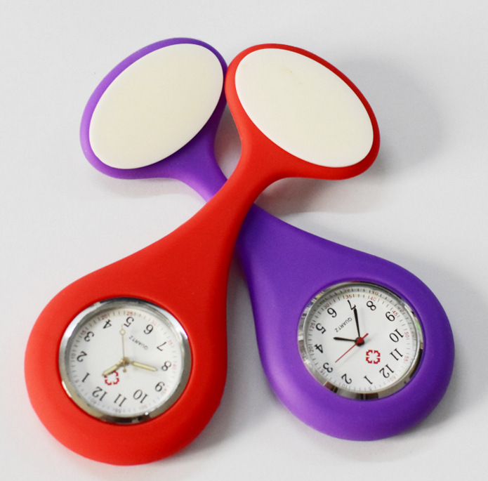 Waterproof Brooch Silicone Nurse Pocket Fob Doctor Watch Waterproof Brooch Silicone Nurse Pocket Fob Doctor Watch