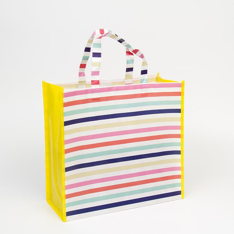 Custom logo Fabric foldable shopping Tote non-woven tote shopping carry bag