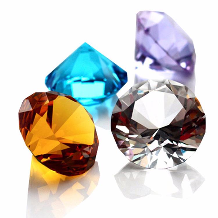 Wholesale Clear Decorative Crystal Glass Diamond