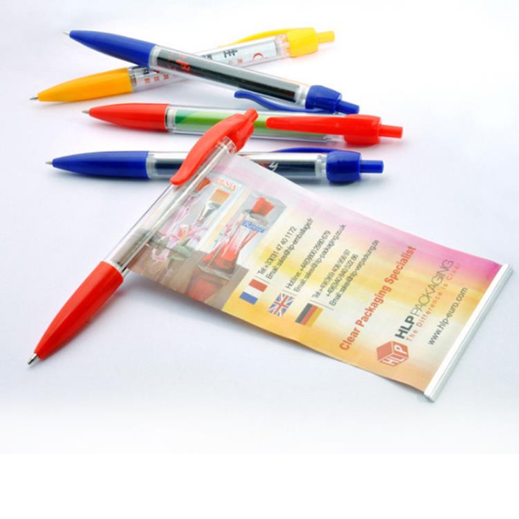 Customized pull out banner pen
