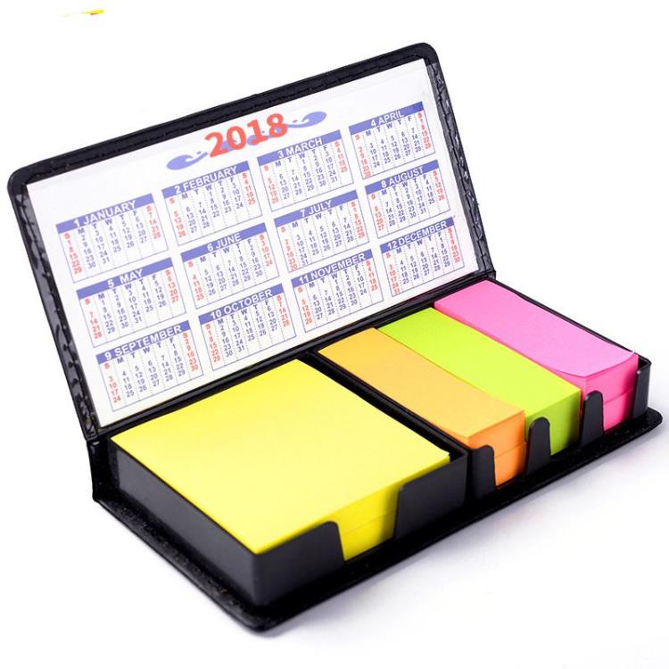 Promotional PU Leather Cover Sticky Note Sets