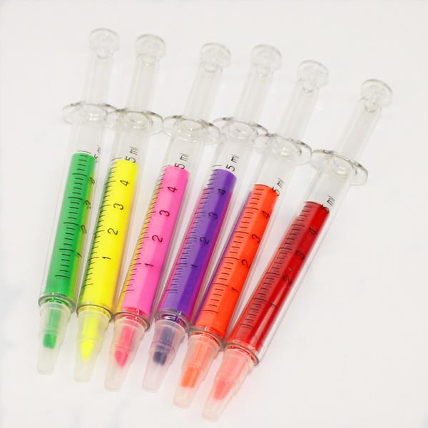 New Style Promotional Gift Injection Syringe highlighter