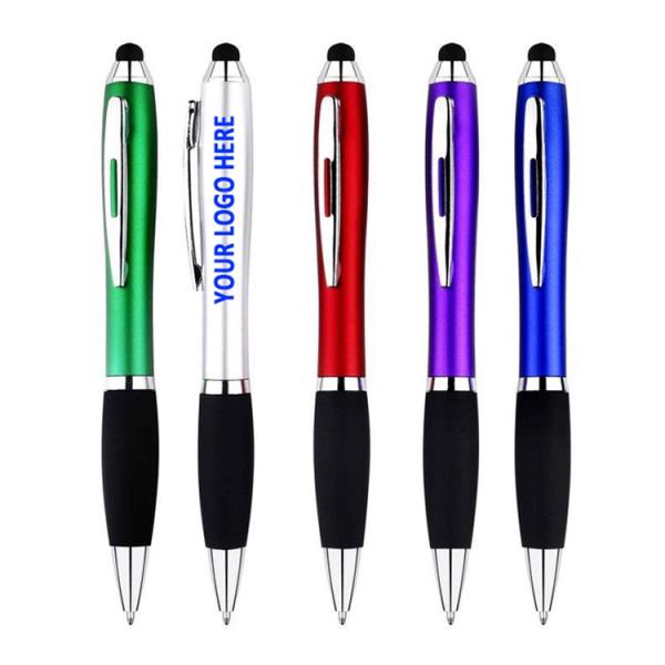 2 in 1 Tablet Stylus Pen Touch Screen Ballpen for iPhone iPad Samsung